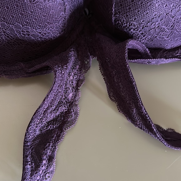 Mod by Parfait Plum Purple Bra with Cross Detail in Lace.  32DD - Picture 5 of 5